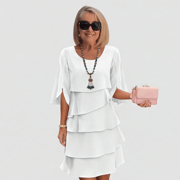 Elegant Layered Ruffle Dress
