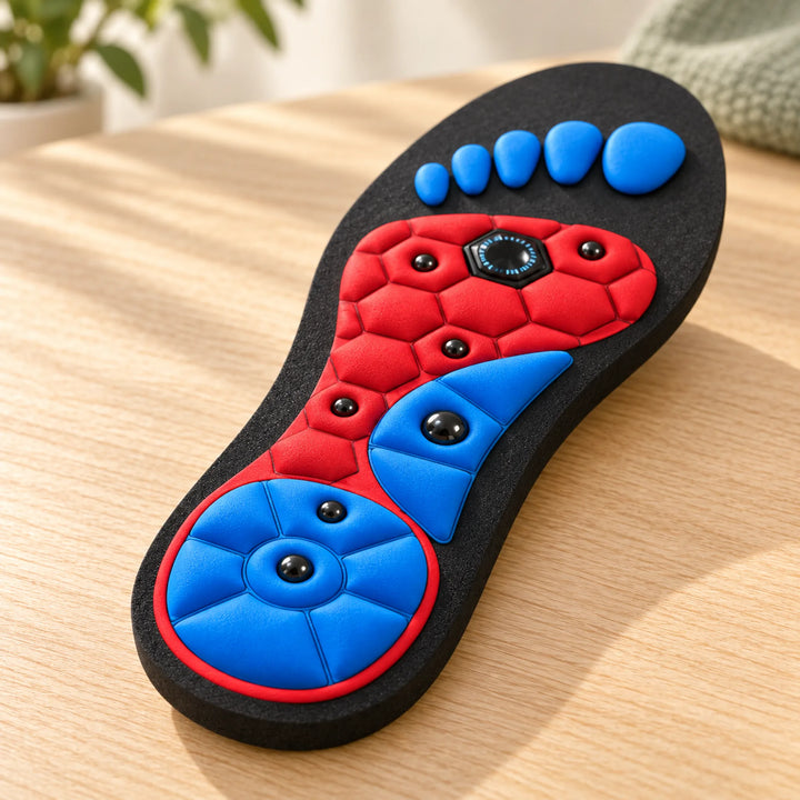 Textured comfort insole — raised surface detail