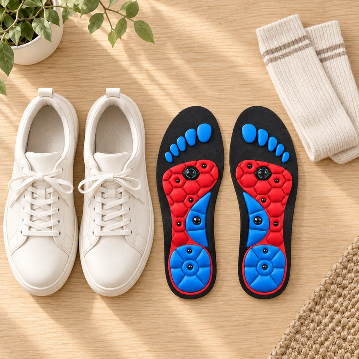 Textured comfort insoles — preparing everyday shoes
