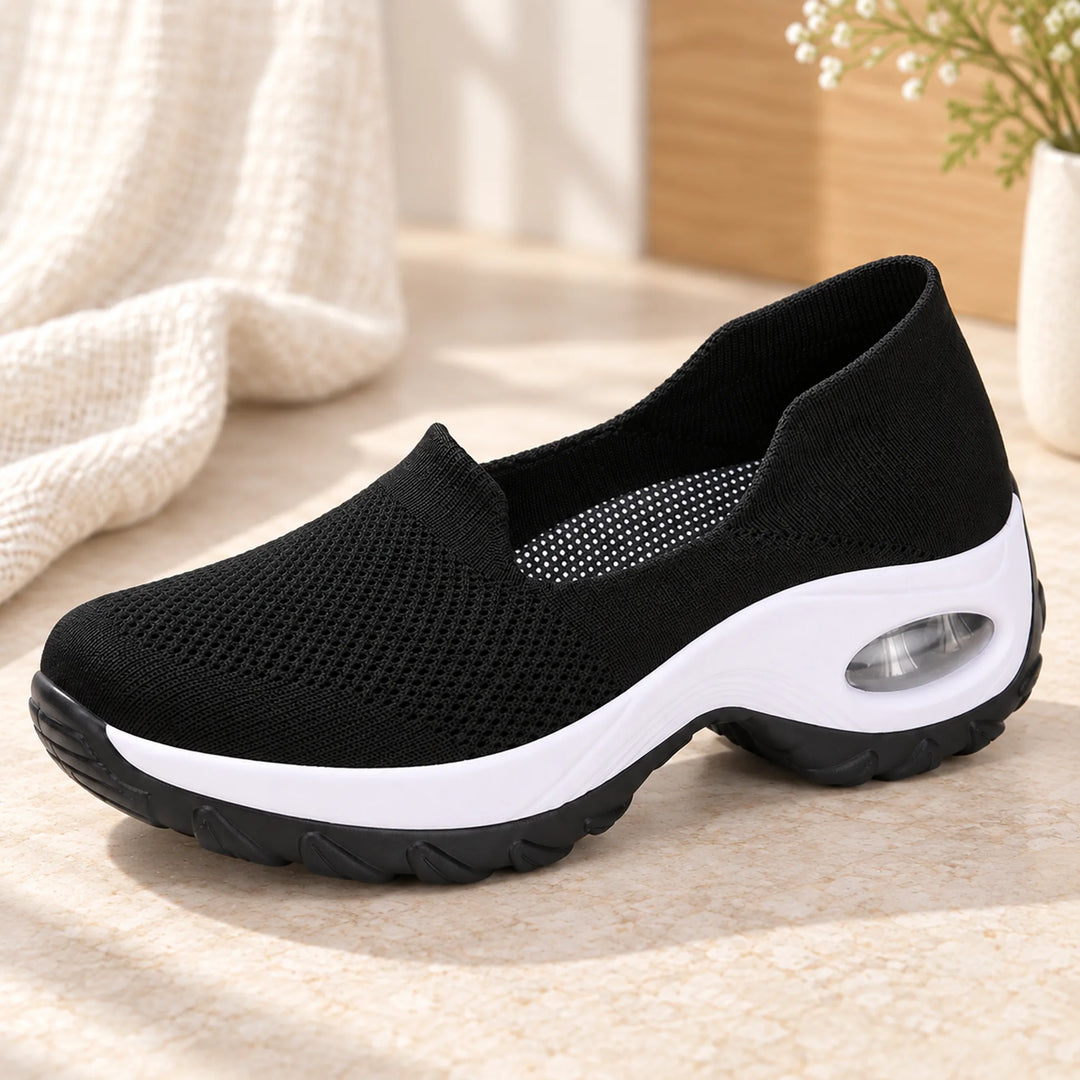 Mesh Slip-On Walking Shoes — detail