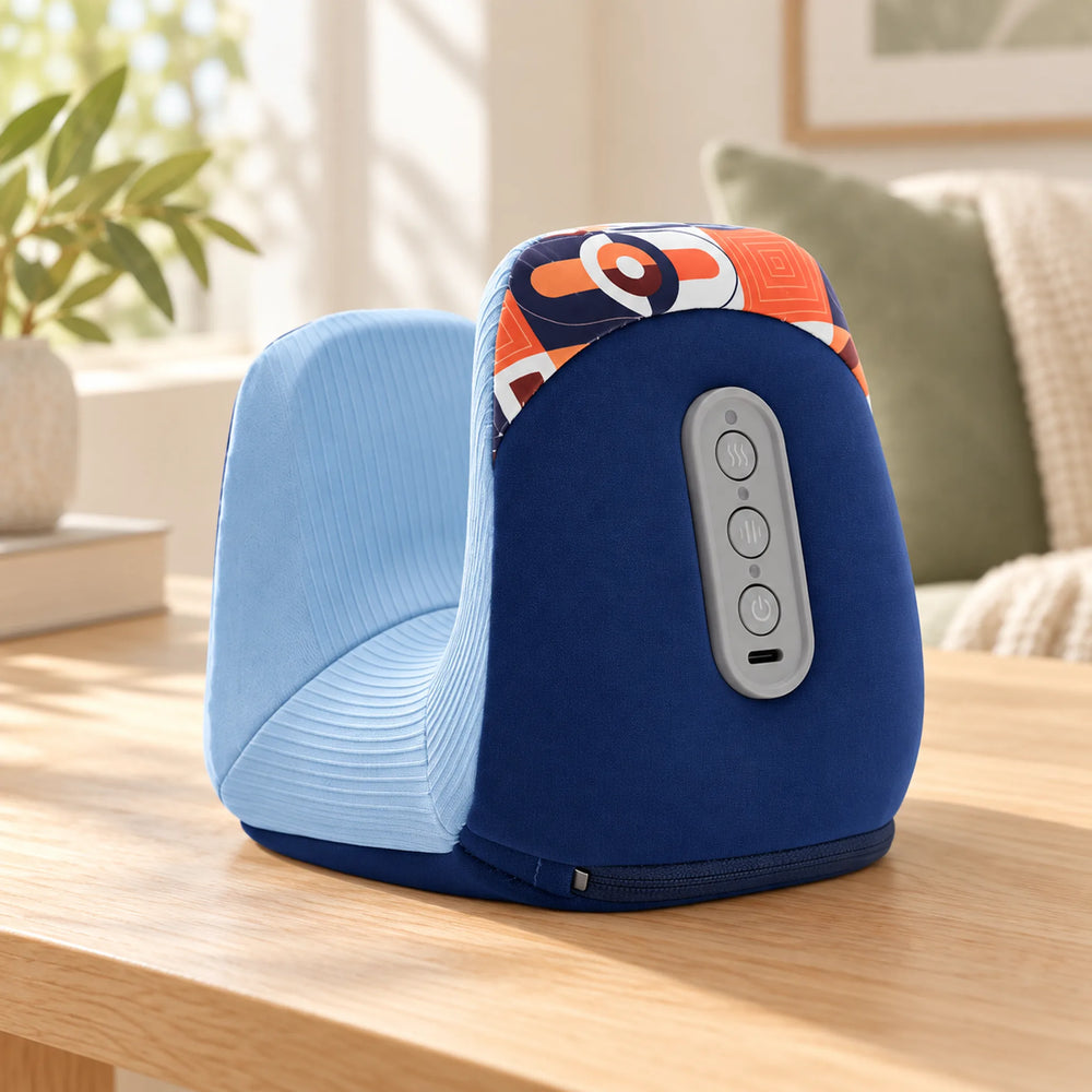 Rechargeable Heated Wrist Massage Cradle — blue
