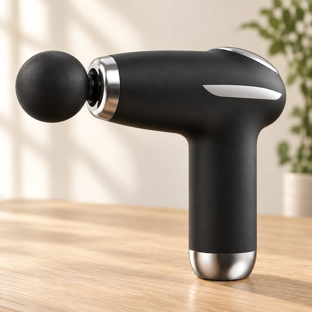 Mini Rechargeable Massage Gun — Black