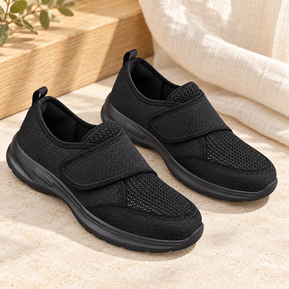Women's Mesh Strap Comfort Shoes — black