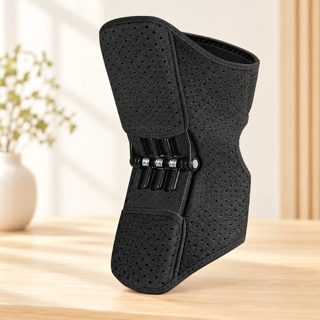 Spring-Panel Adjustable Knee Support