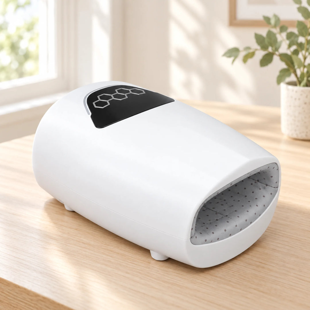 Rechargeable Heat & Compression Hand Massager — product view