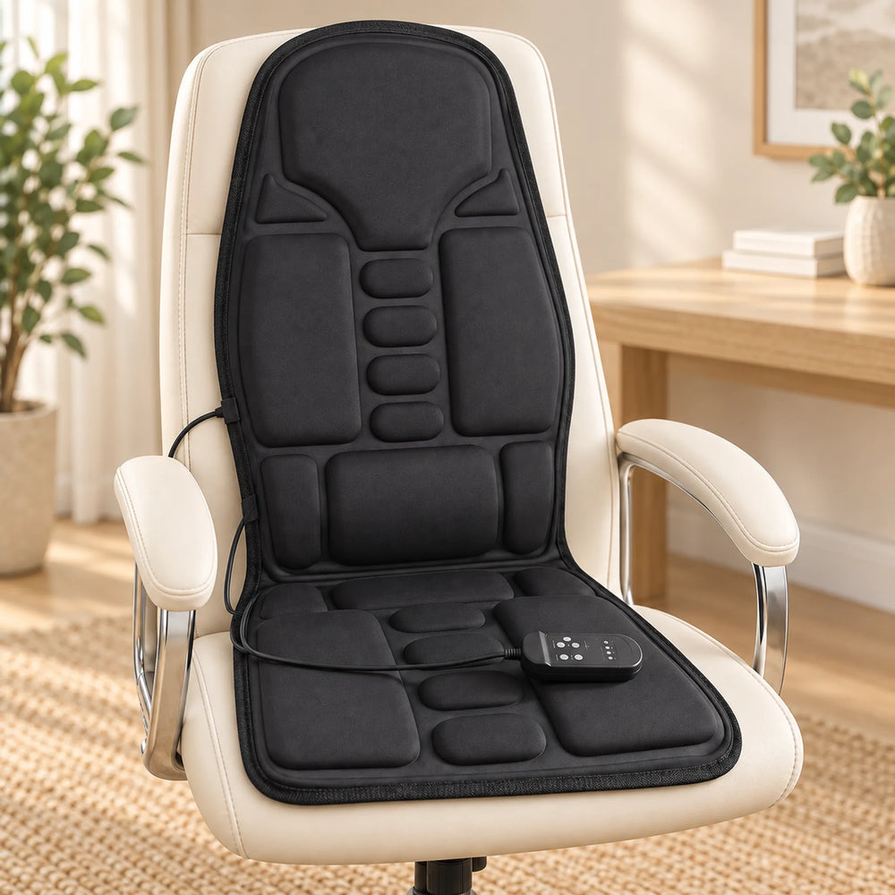 Heated Vibration Seat & Back Pad — detail