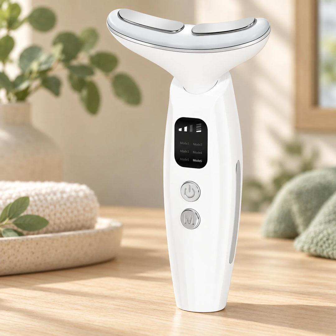 Handheld LED Neck Beauty Massager