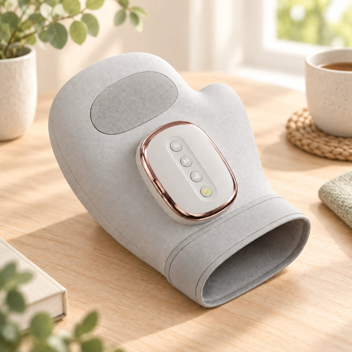 Rechargeable Compression Massage Mitt with Heat — detail