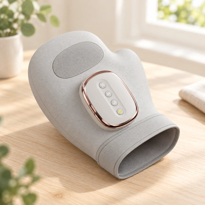 Rechargeable Compression Massage Mitt with Heat — product view