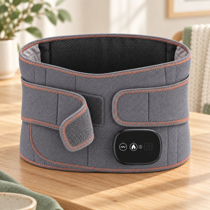 Rechargeable Heated Waist Wrap with Vibration — detail
