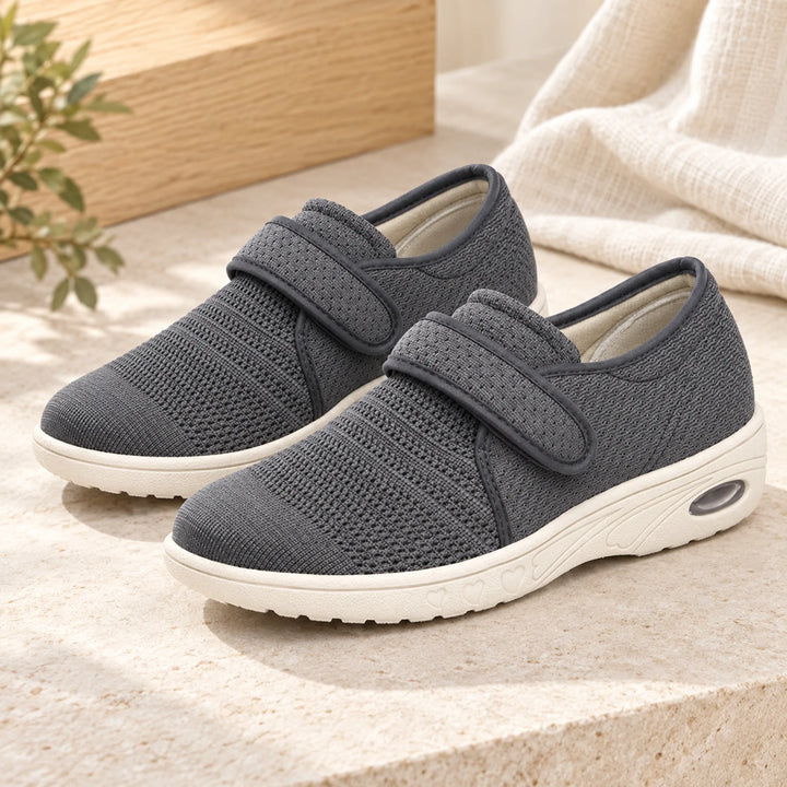 Adjustable Mesh Comfort Shoes — gray