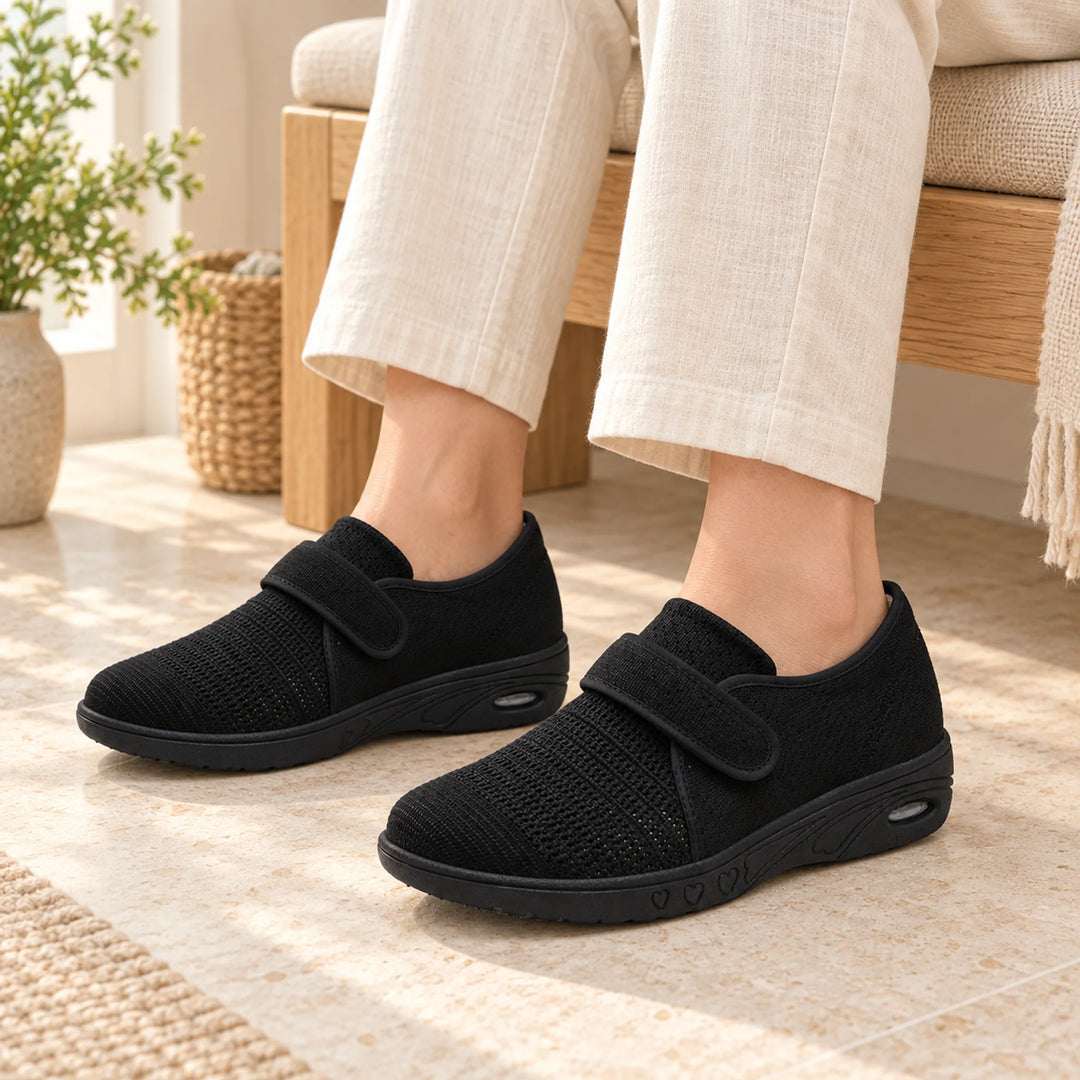 Adjustable Mesh Comfort Shoes — routine