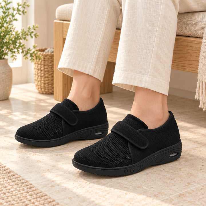Adjustable Mesh Comfort Shoes — routine