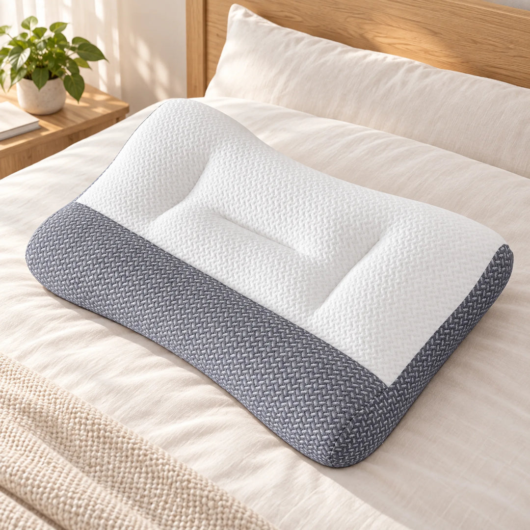 Two-Tone Contour Pillow — Three Heights