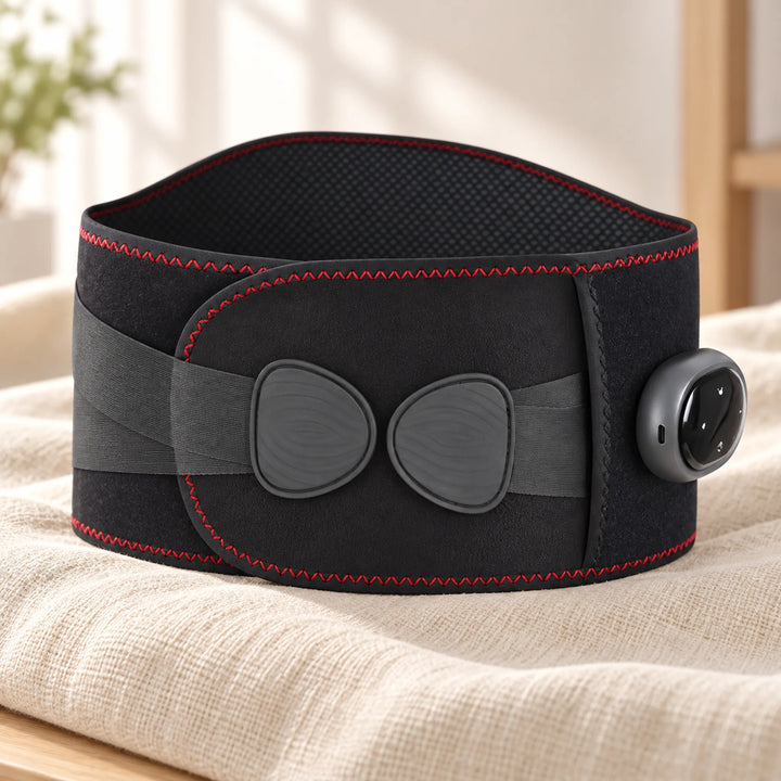 Rechargeable Heat &amp; Vibration Waist Belt — construction detail