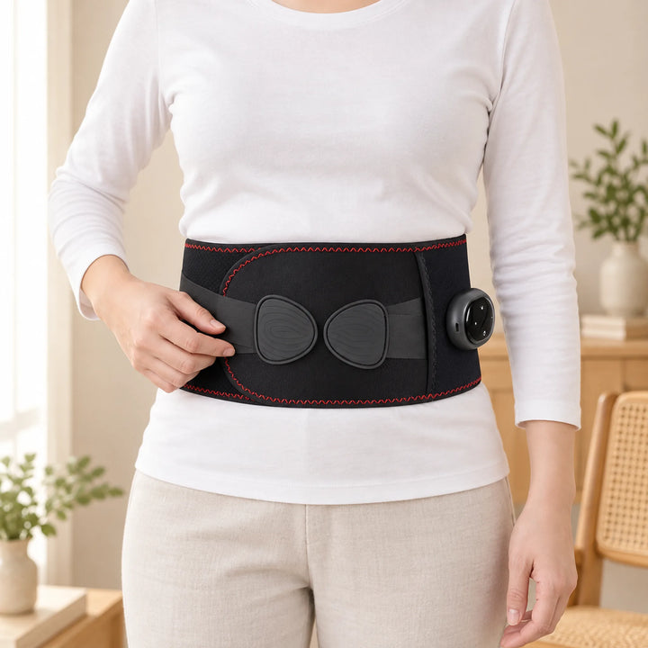 Rechargeable Heat &amp; Vibration Waist Belt — home setup