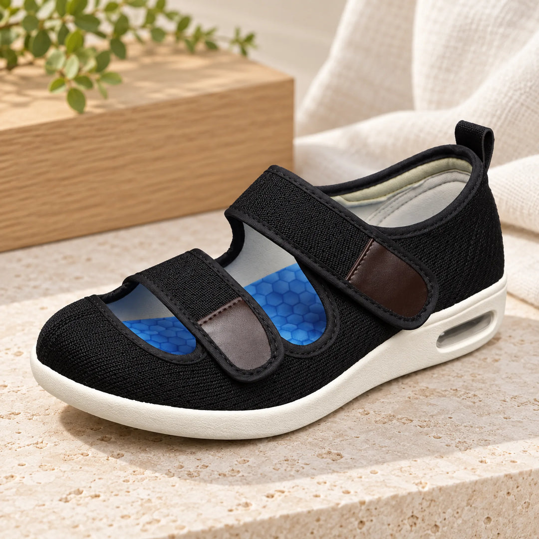 Double-Strap Mesh Comfort Shoes — detail
