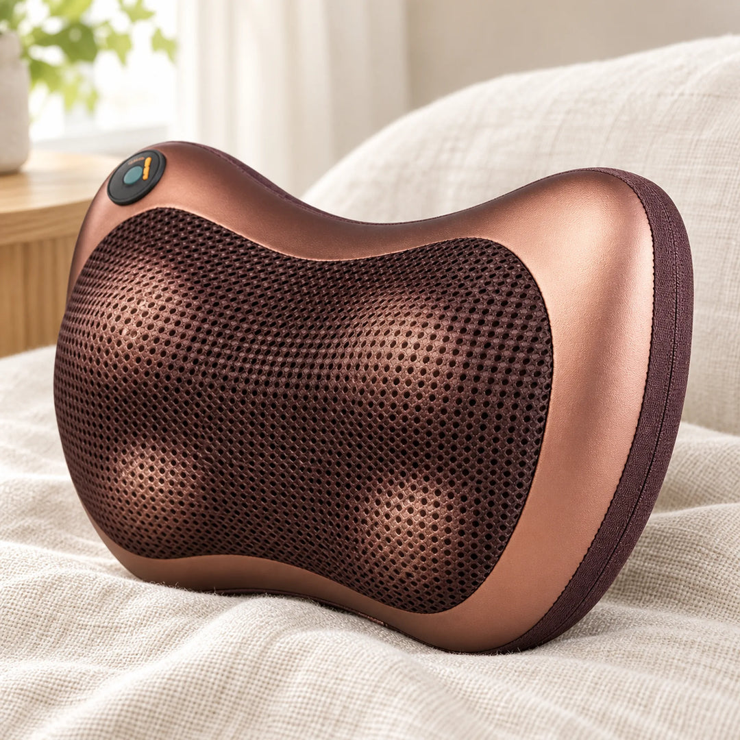 Compact Shiatsu Massage Pillow with Heat — construction detail
