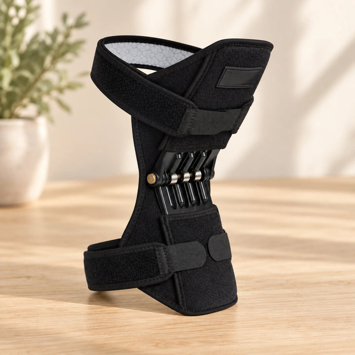 Spring-Panel Knee Support