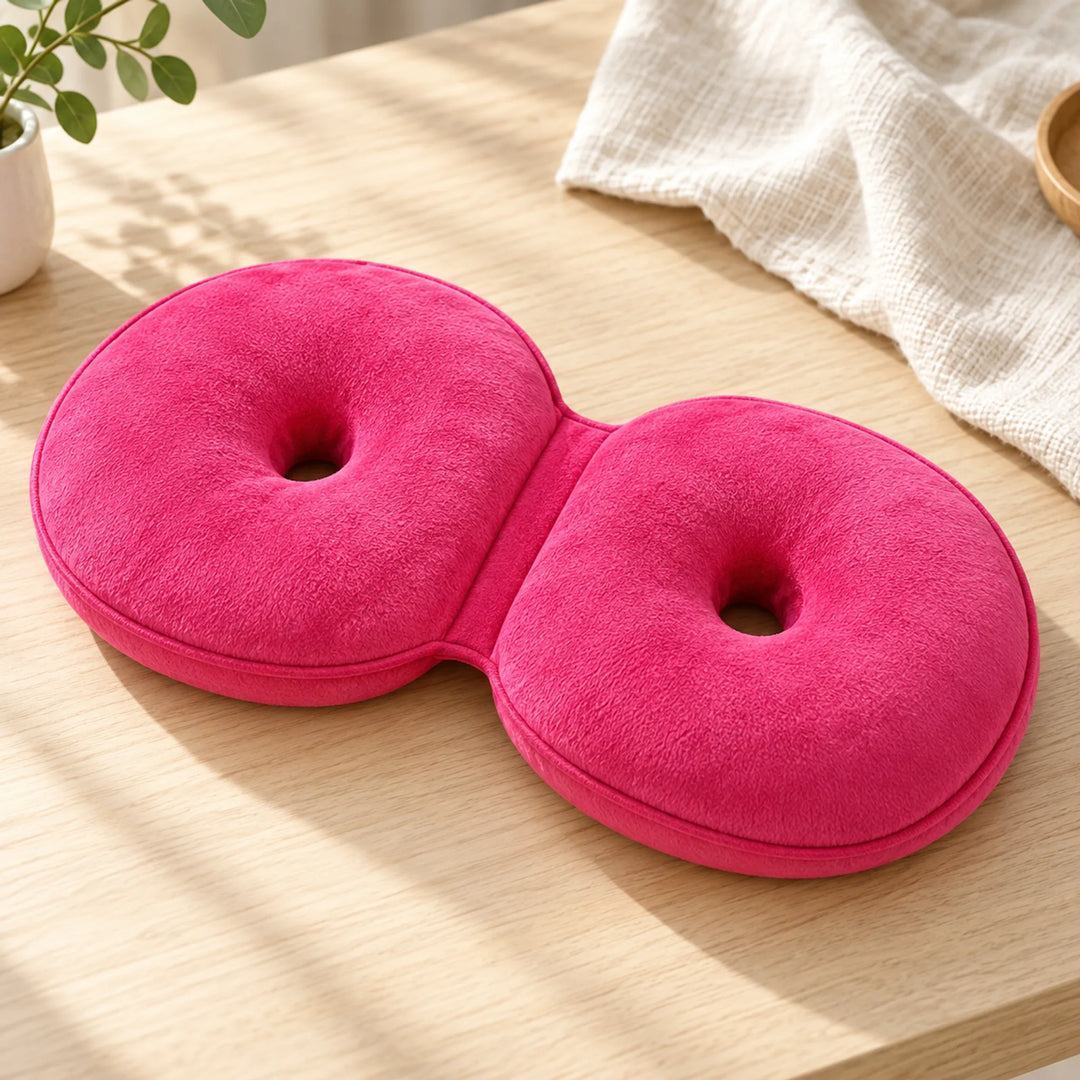 Foldable Dual-Lobe Seat Cushion — detail