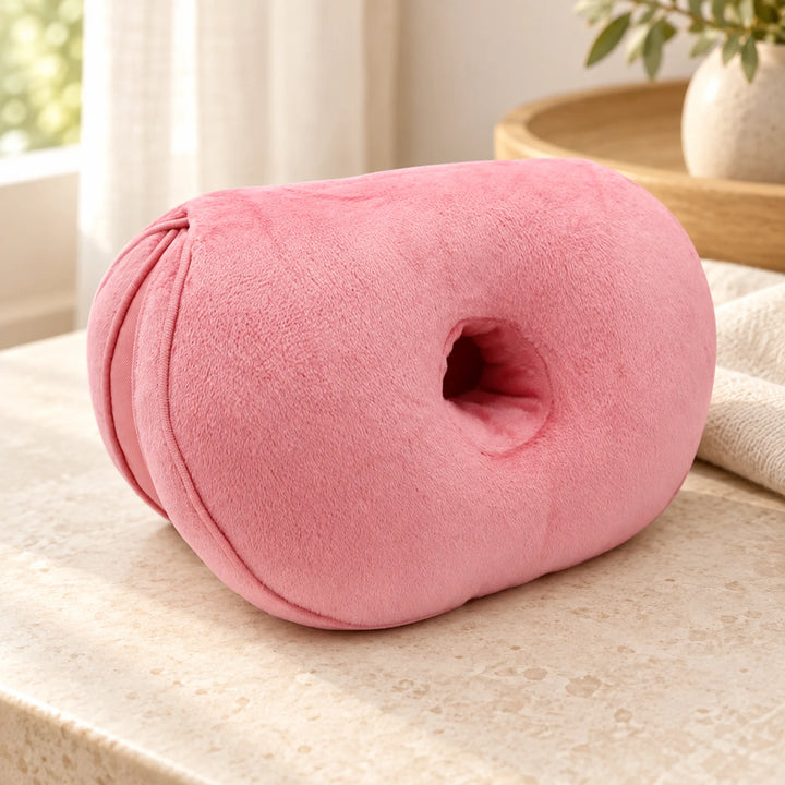 Foldable Dual-Lobe Seat Cushion — pink