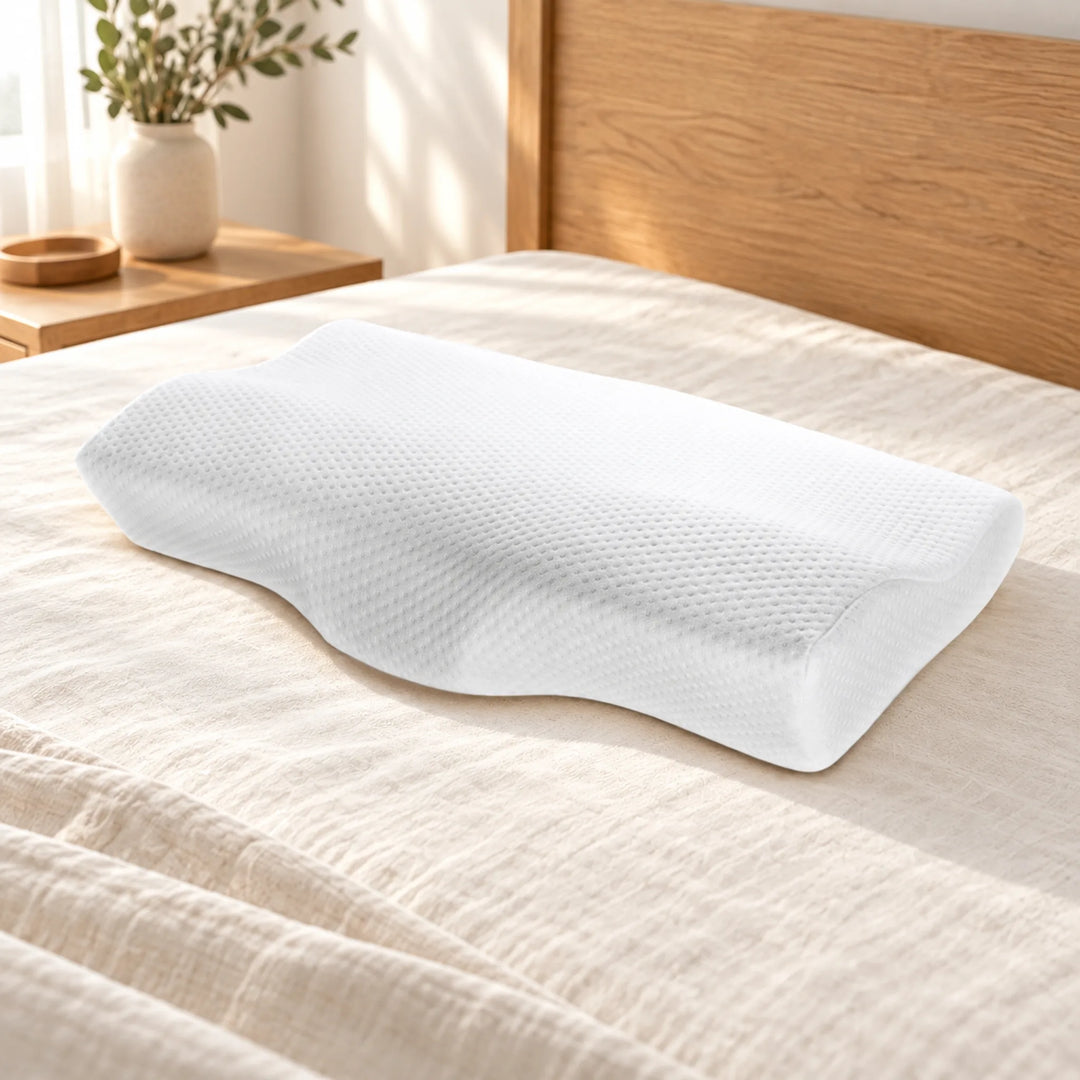 Wave Contour Memory Foam Pillow
