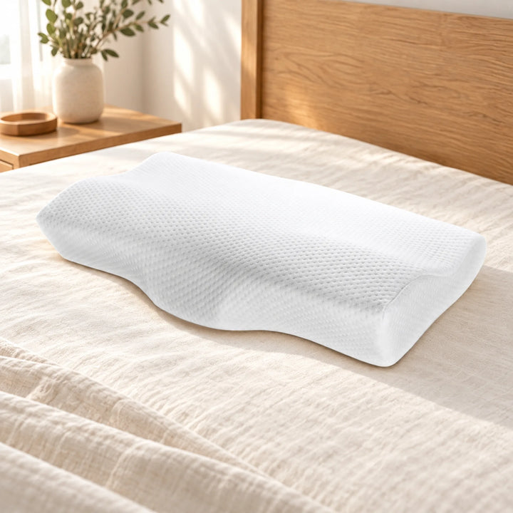 Wave Contour Memory Foam Pillow