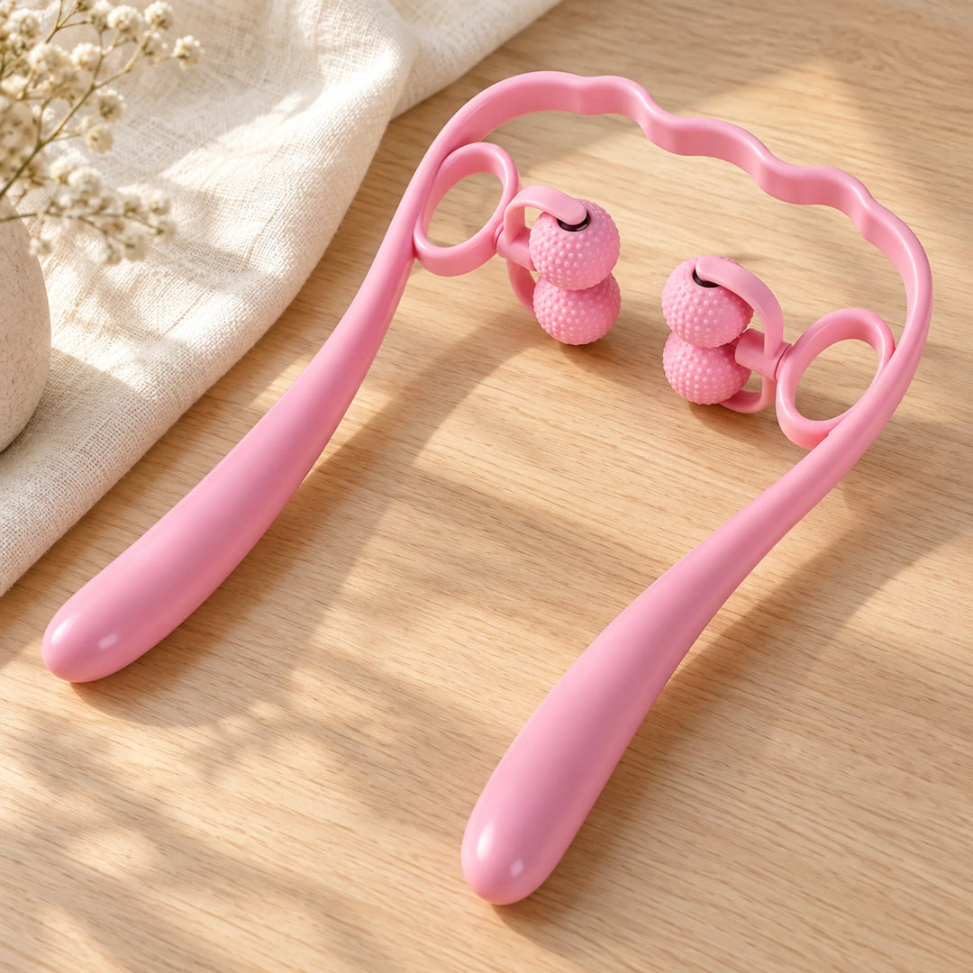 Four-Ball Manual Massage Tool — pink option