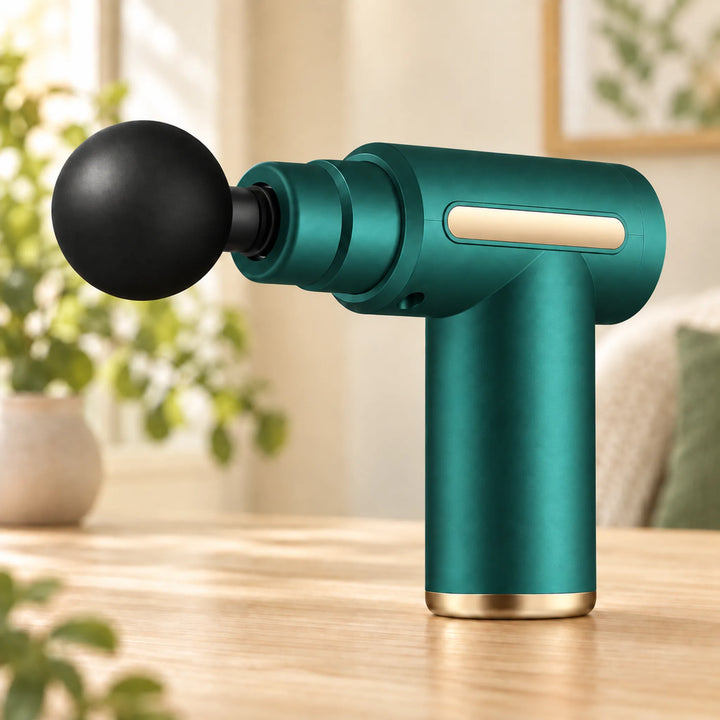 Classic Rechargeable Percussion Massage Gun — green