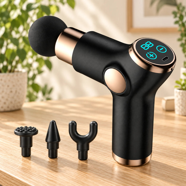 Compact Digital Percussion Massage Gun — detail