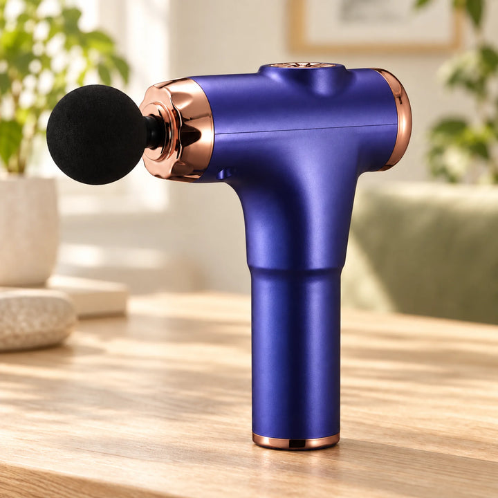 Portable Rechargeable Percussion Massage Gun — purple