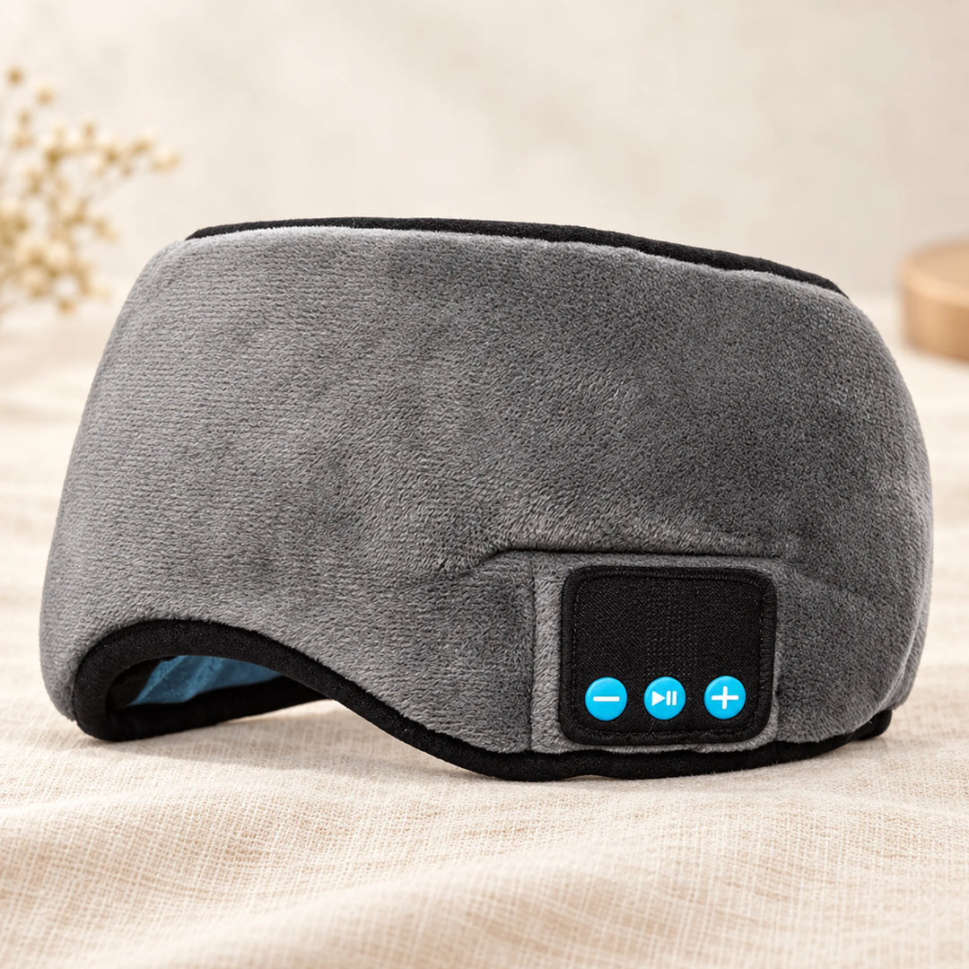 Soft Bluetooth sleep mask — Grey