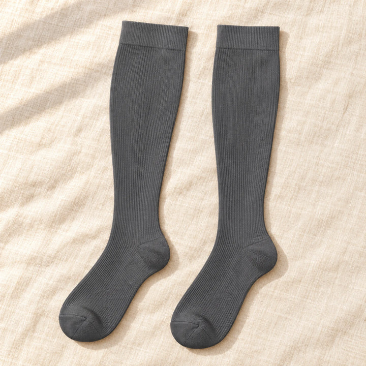 Knee-High Everyday Compression Socks — gray