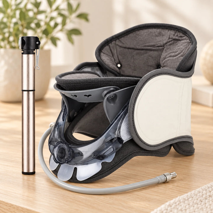 Inflatable Neck Support with Hand Pump