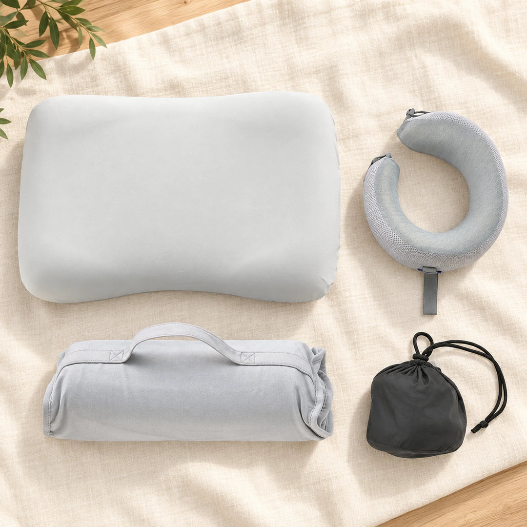 Travel Pillow &amp; Neck Pillow Set