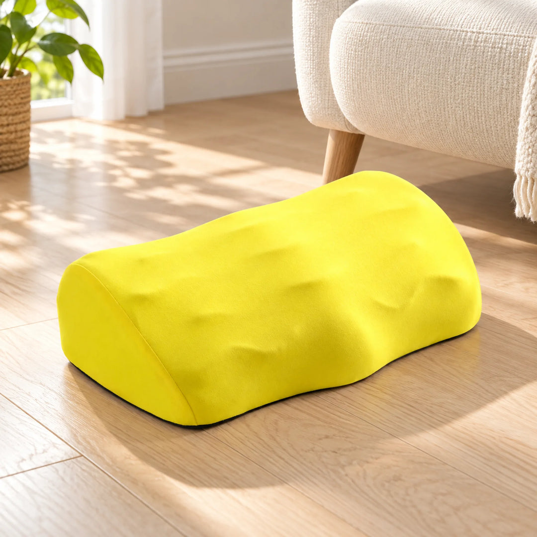 Contoured Footrest Cushion — canary yellow