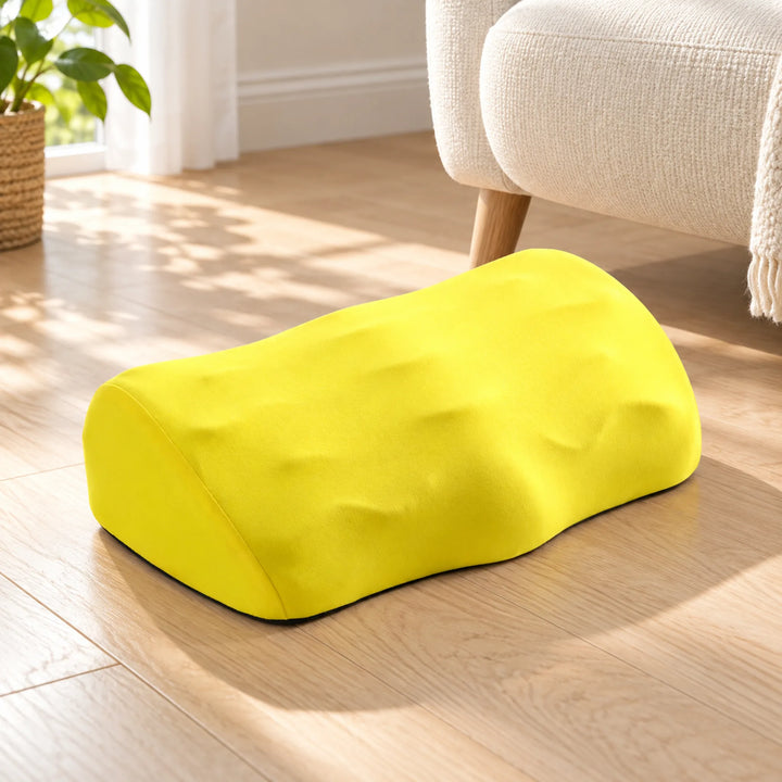 Contoured Footrest Cushion — canary yellow