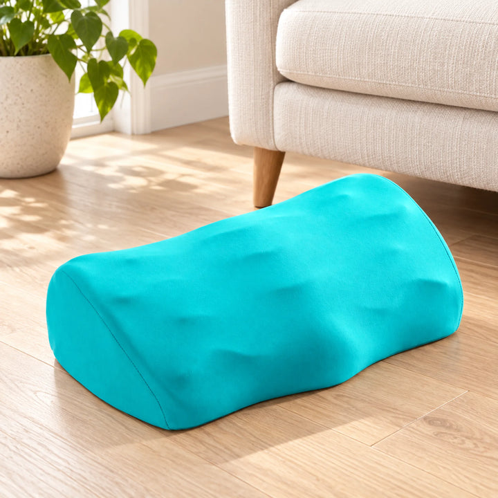 Contoured Footrest Cushion — teal blue