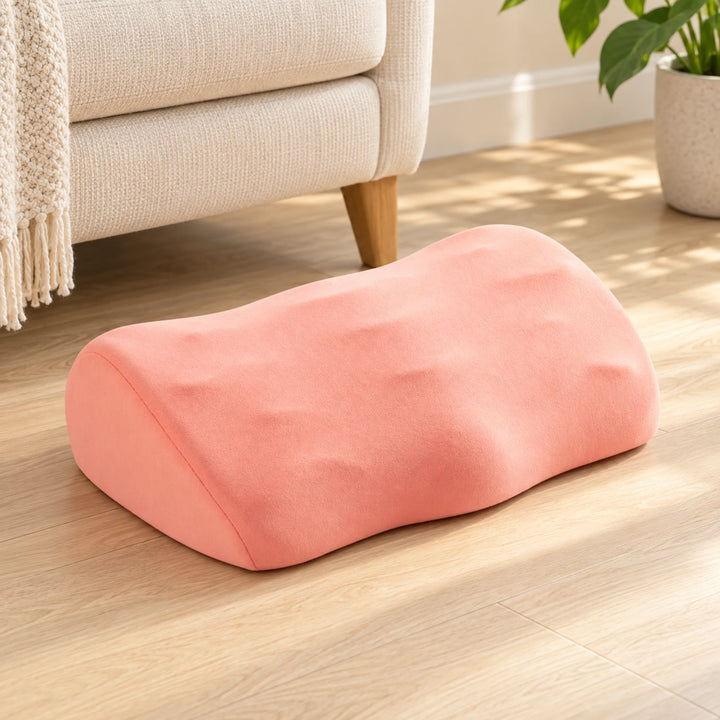Contoured Footrest Cushion — vibrant coral