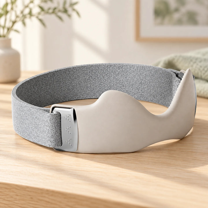 Patellar support strap — air gray