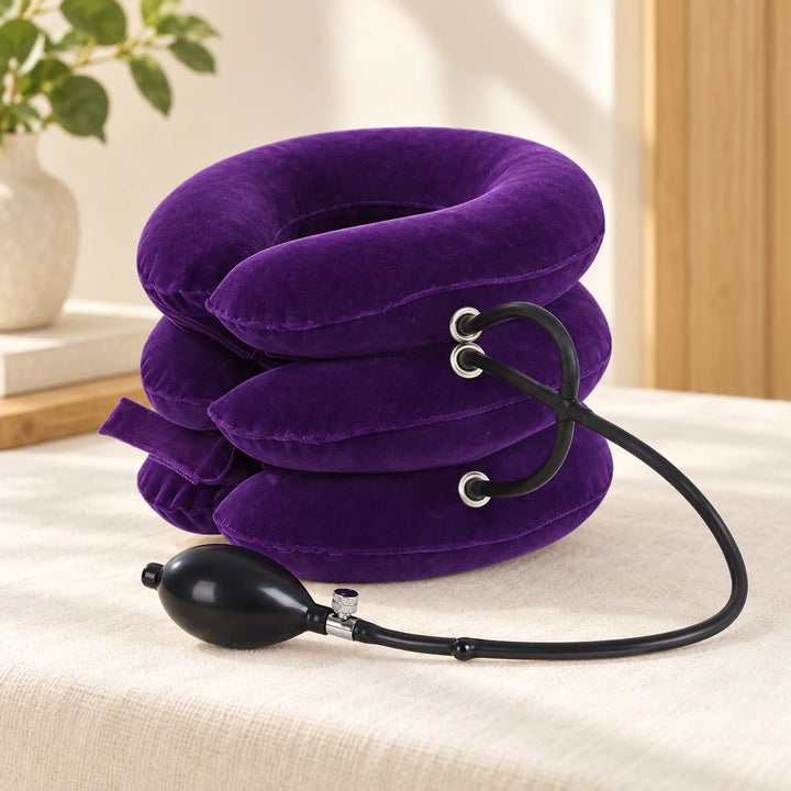Three-Layer Inflatable Neck Collar