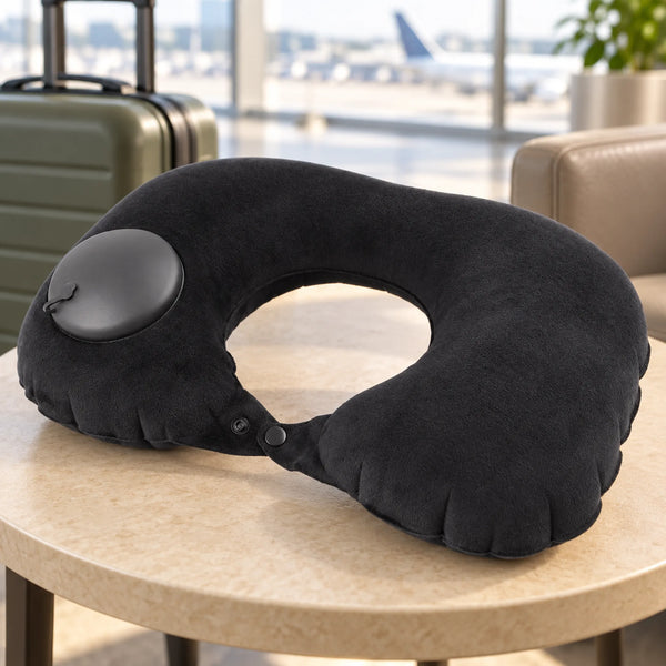 Adjustable Inflatable Travel Neck Pillow