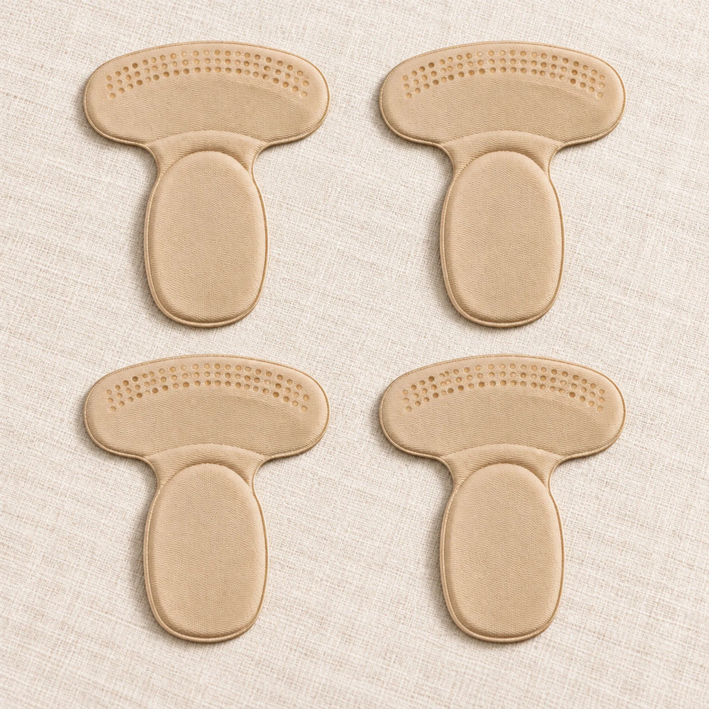T-Shape Cushion Heel Liners — two pairs