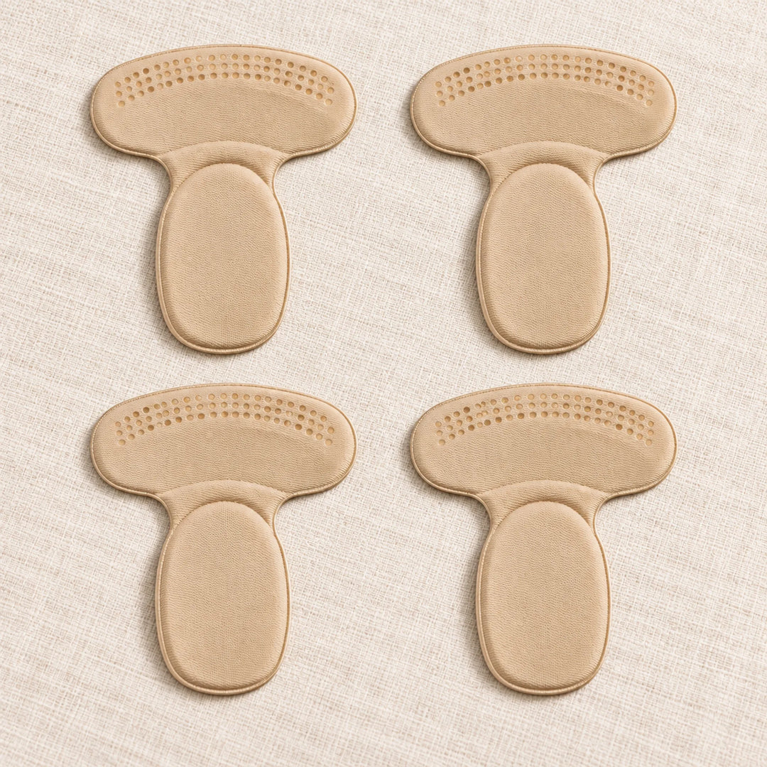 T-Shape Cushion Heel Liners — two pairs