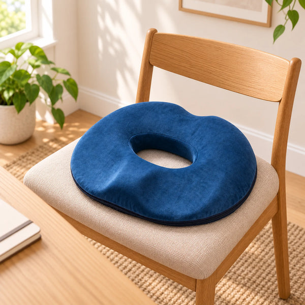 Soft-Touch Contoured Donut Cushion