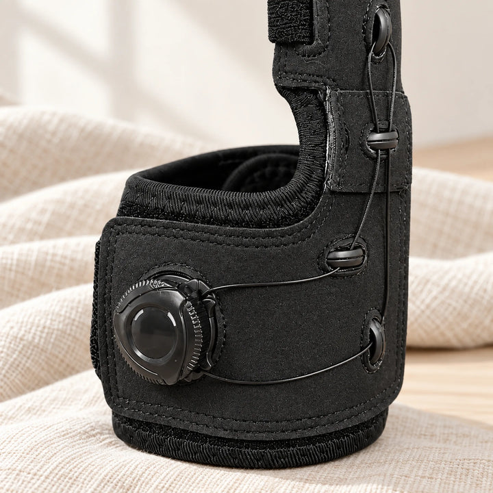 Dial-Adjustable Big-Toe Support — construction detail