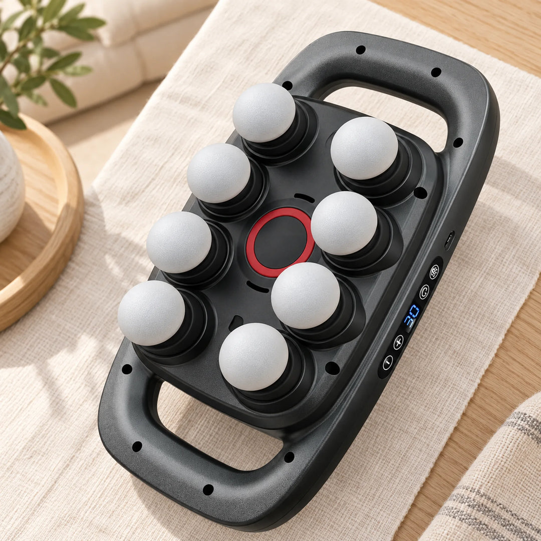 Multi-Head Electric Massager — detail