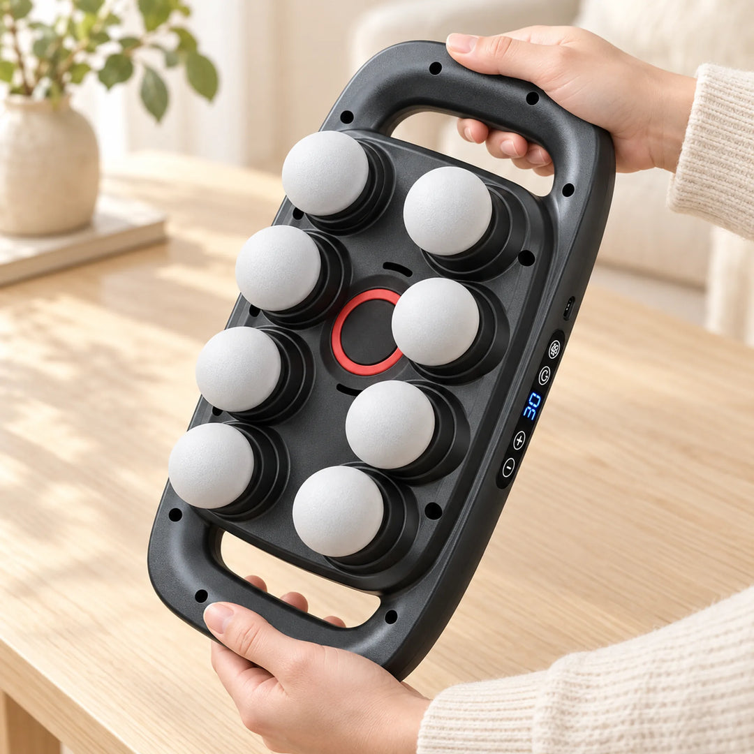 Multi-Head Electric Massager — routine