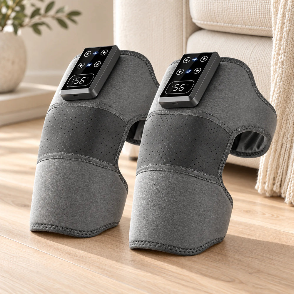 Rechargeable Heat & Vibration Wrap Massager — pair option