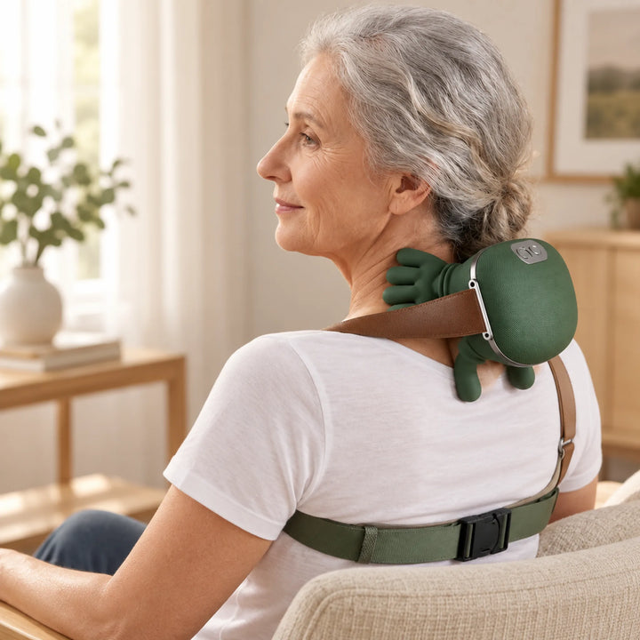 Rechargeable Shoulder Kneading Massager — routine